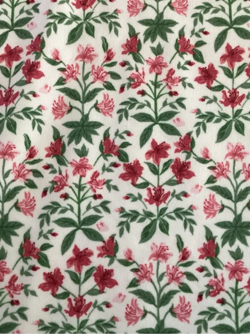Ralph Lauren White Polo with Pink & Green Floral Print